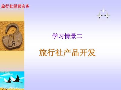 旅行社產品開發策略與實施